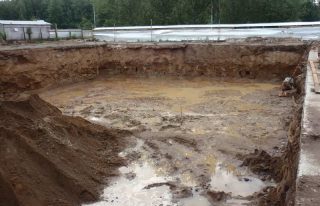 Фото процесса строительства Укрепление фундамента методом инъецирования
